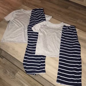 Gap kids matching pajamas size 8 and size 4